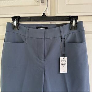 NWT | Size 2R | Express Straight Mid Rise Ankle Pants Dusty Blue